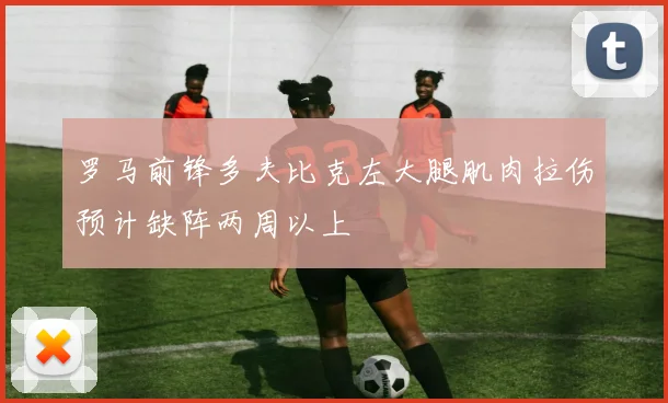 罗马前锋多夫比克左大腿肌肉拉伤预计缺阵两周以上